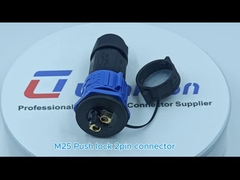 2Pin M25 druk slot 50A waterdicht connector