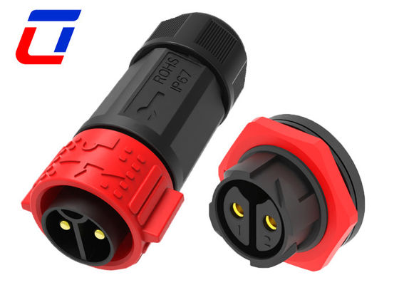 Snel slotkabel aan boord mannelijke vrouwelijke waterdichte connector 2 pin 50A met druk slot