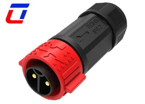 Snel slotkabel aan boord mannelijke vrouwelijke waterdichte connector 2 pin 50A met druk slot