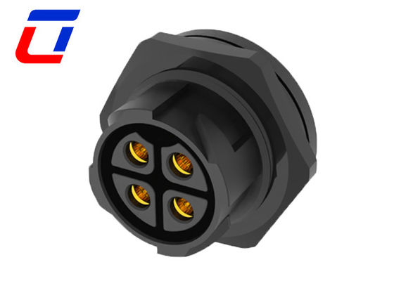 Waterdicht 4 pin man tot vrouw connector cirkelvormig paneel montage connector IP67