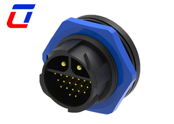 40A 2 pin high current power connector 20 pin waterdicht data connector IP67