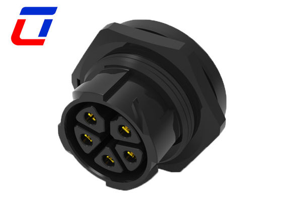 Waterdicht 5 pin mannelijk vrouwelijk aansluiting IP67 30A High Current Power Connectors