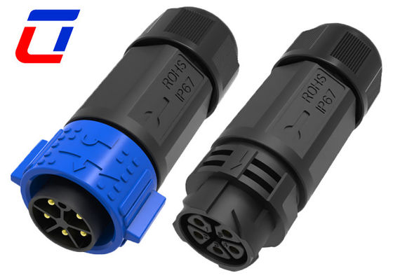20A industriële waterdichte stroomconnector 5 pin waterdichte stroomkabelconnector