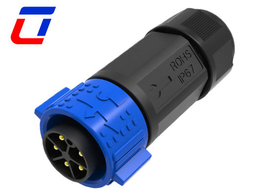 20A industriële waterdichte stroomconnector 5 pin waterdichte stroomkabelconnector