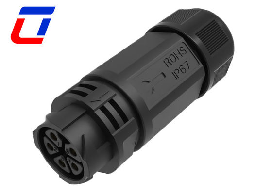 20A industriële waterdichte stroomconnector 5 pin waterdichte stroomkabelconnector