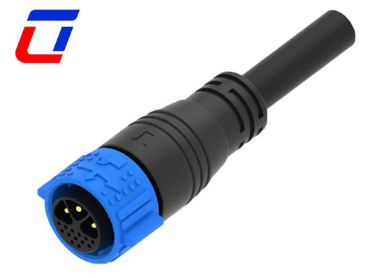 16 pin zelfvergrendelend IP67 stroomverbinding 3 pin mannelijk waterdicht stroomkabelverbinding