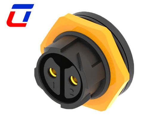 50A Vrouwelijke gegoten kabelconnector Quick Lock 2 Pin Man Waterdicht Panel Connector