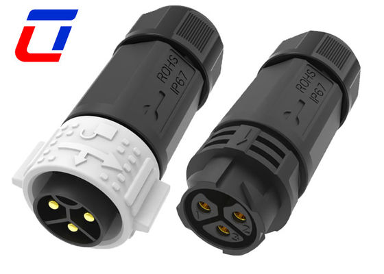 30A 3 pin 600V cirkelvormige snel loskoppelingsdraadverbinding waterdicht man tot vrouw