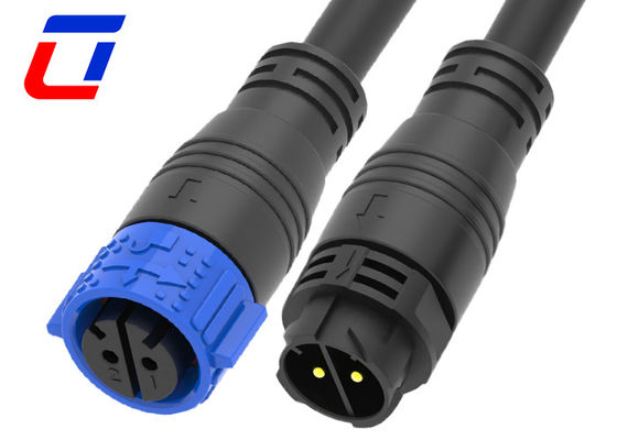 IP67 10 Gauge 2 Pin Waterdicht DC Power Connector M25 Quick Lock Cable Connector