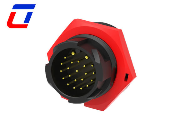 Industriële 2 pin panel Mount Power Connector 20 pin waterdicht Data Connector