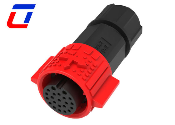 Industriële 2 pin panel Mount Power Connector 20 pin waterdicht Data Connector