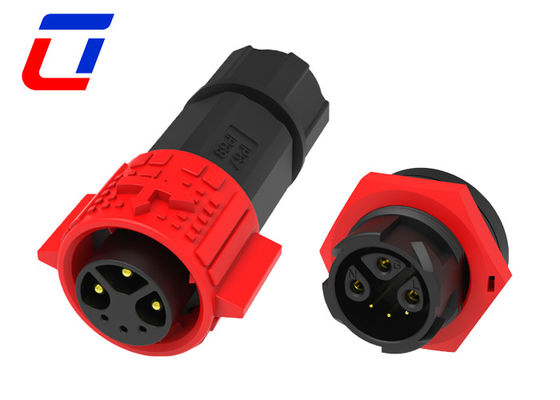 M19 Elektrische Multi-Pin Connectoren Waterdicht Draad naar het bord 300V Met drukvergrendeling