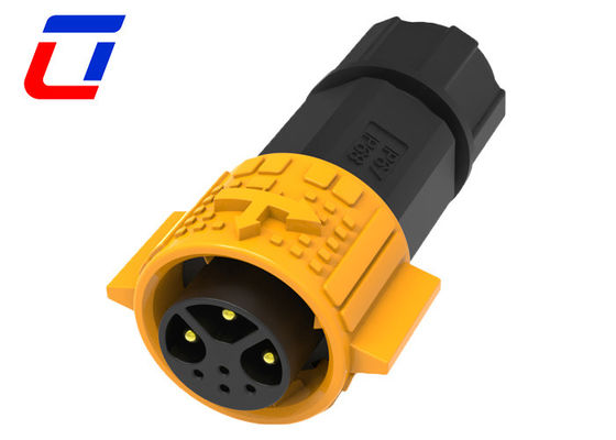 Push Lock Draad aan boord Multi Pin Connectors Waterdicht 3+4 Pin Voor stroomsignaal