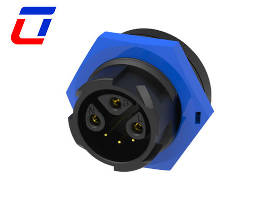 Multipin cirkelvormige M19 waterdichte connector 3+3 pin signaal en stroomconnectoren