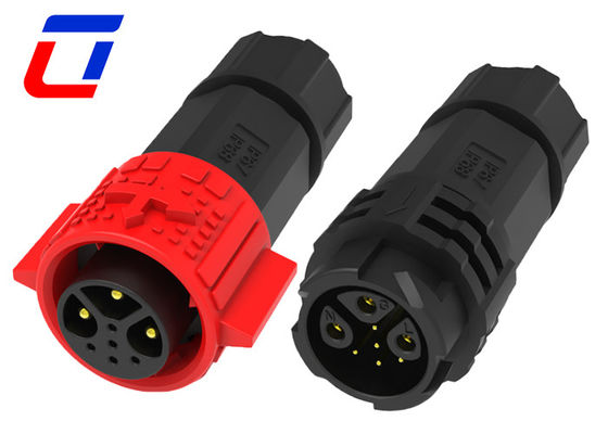 Rood Kleur Multic Pin Waterdicht Circulaire Connectoren PA66 8 Pin Circulaire Connector