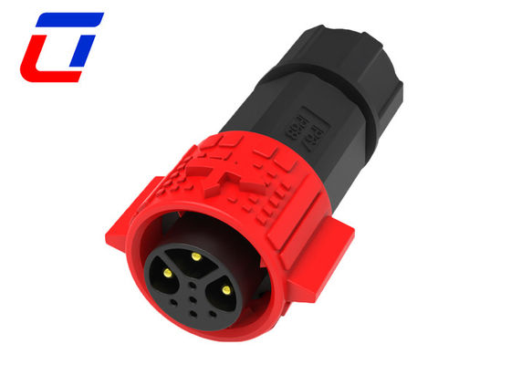 Rood Kleur Multic Pin Waterdicht Circulaire Connectoren PA66 8 Pin Circulaire Connector