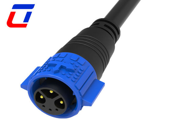 Zwarte 15A 300V Multi-Pin waterdichte aansluiting Plug And Socket voor groei lampen