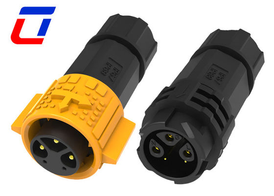 3+2 pin waterdicht mannelijk vrouwelijk connector 15A Circulair Power Signal Connector