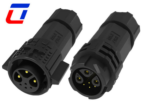 M19 15A waterdicht mannelijk vrouwelijk aansluitingsplug en stopcontact IP67 3+4 pin