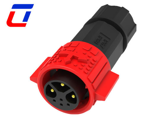 15A Mannelijk Vrouwelijk Draad Waterdicht Circulair Connector 3+4 Pin Voor Landschapsverlichting