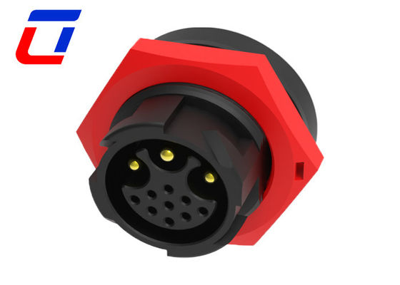 3 9 Pin Plug Socket Waterdicht Circulair Connector IP67 Data en stroomverbinding