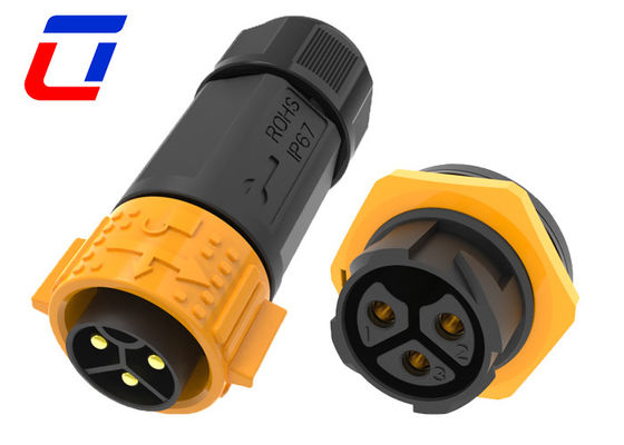 50A Buitenwaterdicht aansluiting IP67 600V 3 pin man tot vrouw aansluiting
