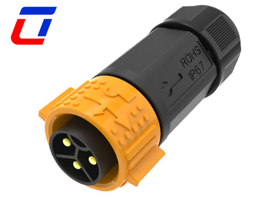 50A Buitenwaterdicht aansluiting IP67 600V 3 pin man tot vrouw aansluiting