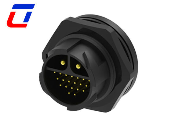 30A DC waterdicht datacabelconnector IP67 20 pin zelfvergrendelende multi-kernstructuur