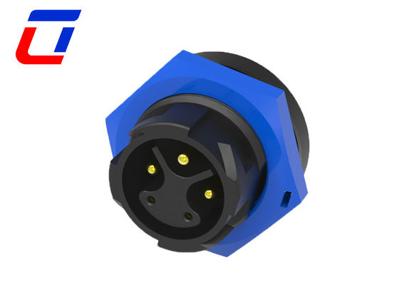 Krachtsignaal gecombineerde buiten waterdichte connector 3+2 5 pin panel mount connector