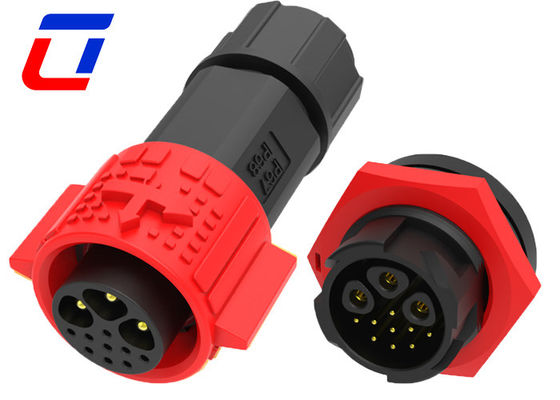 Mannelijk Vrouwelijk 12 pin IP67 Waterdicht Connector 9 pin Industrial Plug And Socket