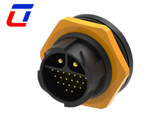 2 Pins Power Waterproof Cable Connector 20 Pins Outdoor Electrical Cable Connectors