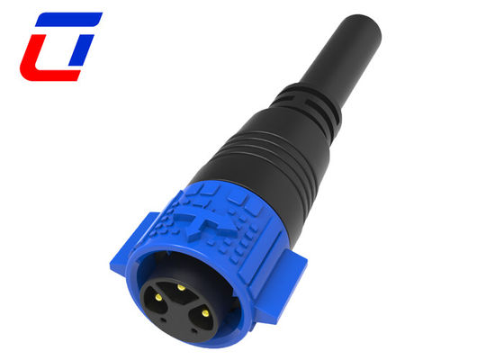 Laagspannings 3 pin waterdicht kabelconnector 3+2 M19 Panel Mount Connector IP67