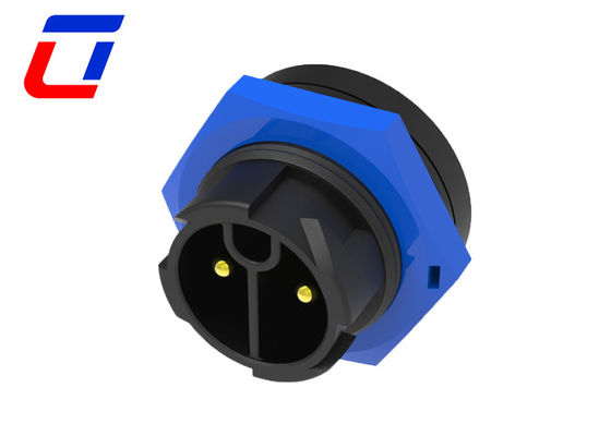 Blauw Zwart Waterdicht 2 Pins LED Licht Connector Draad naar Board Power Connector
