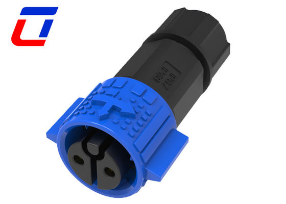 Blauw Zwart Waterdicht 2 Pins LED Licht Connector Draad naar Board Power Connector