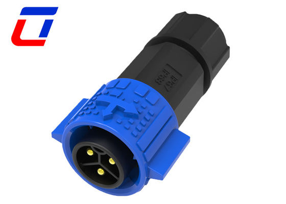 Waterdichte cirkelvormige draad-op-draad connector 3 pin LED-connector 20 Amp 300V