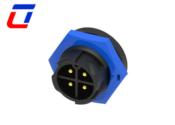 Kabel Vrouwelijke 4 pin LED waterdichte connector M19 Panel Mount Waterdichte connector
