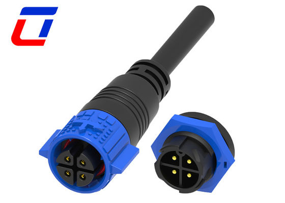Kabel Vrouwelijke 4 pin LED waterdichte connector M19 Panel Mount Waterdichte connector