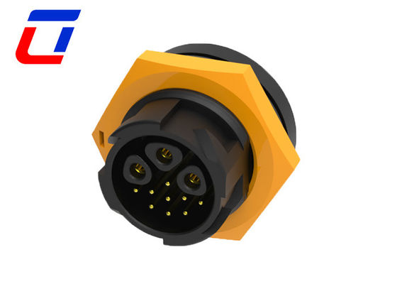 Stroomsignaal Ip67 12 Pin Panel Mount Connector Waterdicht 3+9 Pin Plug Socket