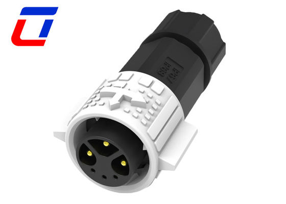 6 Pin Power And Signal Draad Splice Connector Waterdicht 3+3 Pin 300V Steek