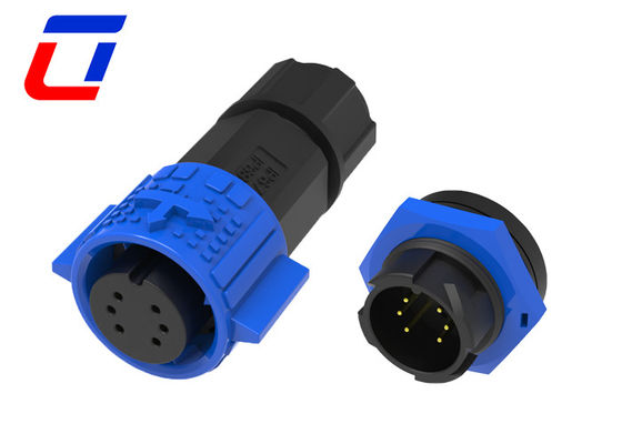 6 pin snel loslaten waterdichte draad splice connector Man tot Vrouw 300V 5A