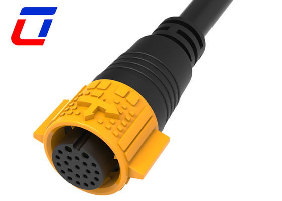 Multi Pin 2+20 Waterdicht Plug Socket Cable Connector 2 Pin Push Lock Snel loslaten