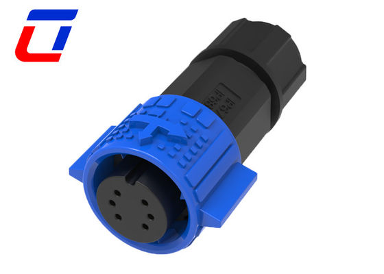 6 pin waterdicht laagspanningsdraad aansluitingen Man Vrouw M19 Quick Lock 5A