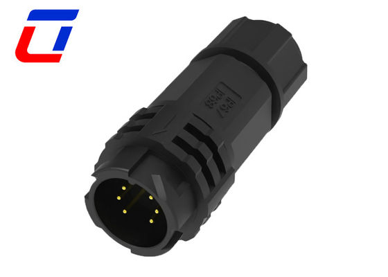 6 pin waterdicht laagspanningsdraad aansluitingen Man Vrouw M19 Quick Lock 5A