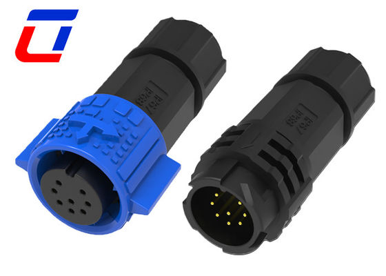 8 pin snel slot waterdicht elektrische connectoren M19 signaal man vrouwelijk 300V