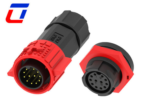 12 pin M19 mannelijke vrouwelijke waterdichte connectoren Draad naar bord connector voor robots
