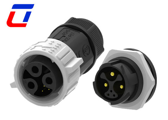 3+2 Pin Panel Mount Waterdicht Mannelijk Vrouwelijk Connector 50A M25 Quick Lock