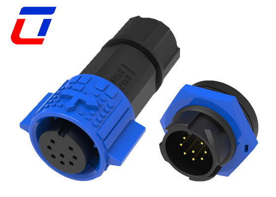 Signal 5A Quick Lock Waterdicht Circulair Connector 8 Pin M19 Voor LED