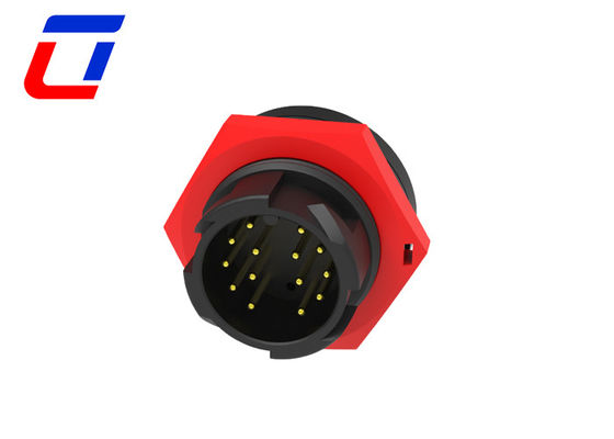 M19 Push Lock Circular 14 Pin Mannelijke Vrouwelijke Connector Waterdicht Draad Aan Boord
