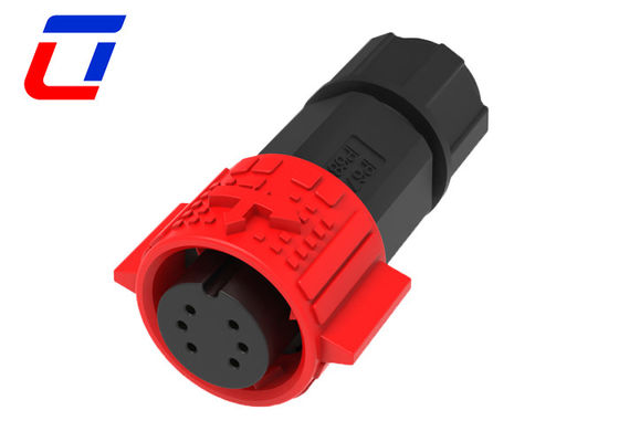 Push Locking 5A Waterdicht Connector 6 Pin Draad naar het bord Kabel Plug Connector