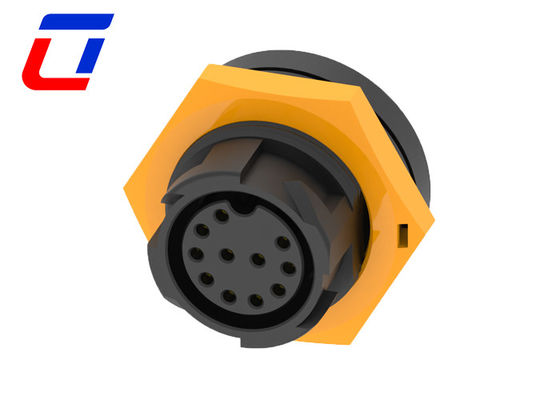 IP67 5A Buiten 11 Pin Connector Man en Vrouw Waterdicht Push Lock 300VAC